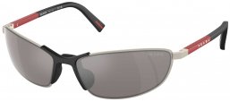 Gafas de Sol - Prada Linea Rossa - SPS 55ZS - 18X80I  MATTE CHAMPAGNE // PURPLE BROWN MIRROR SILVER
