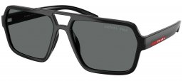 Gafas de Sol - Prada Linea Rossa - SPS A06S - 1AB02G  BLACK // DARK GREY POLARIZED