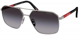 Gafas de Sol - Prada Linea Rossa - SPS A50S - 5AV09U  GUNMETAL // GREY GRADIENT