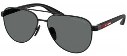 Gafas de Sol - Prada Linea Rossa - SPS A52S - 1AB5Z1  BLACK // DARK GREY POLARIZED