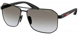 Gafas de Sol - Prada Linea Rossa - SPS A53S - 1BO5O0  MATTE BLACK // GREY GRADIENT