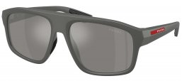 Gafas de Sol - Prada Linea Rossa - SPS B02S - 16X7W1  METALLIC GREY // GREY MIRROR SILVER