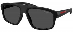 Gafas de Sol - Prada Linea Rossa - SPS B02S - 1BO06F  MATTE BLACK // DARK GREY