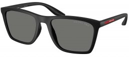 Gafas de Sol - Prada Linea Rossa - SPS B08S - 1BO02G  MATTE BLACK // DARK GREY POLARIZED