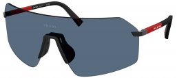 Gafas de Sol - Prada Linea Rossa - SPS B50S - 1BO06A  MATTE BLACK // DARK BLUE