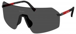 Gafas de Sol - Prada Linea Rossa - SPS B50S - 1BO06F  MATTE BLACK // DARK GREY