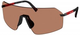 Gafas de Sol - Prada Linea Rossa - SPS B50S - 1BO20D  MATTE BLACK // BROWN