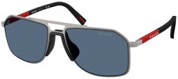 Gafas de Sol - Prada Linea Rossa - SPS B51S - 5AV06A  MATTE GUNMETAL // DARK BLUE