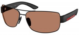 Gafas de Sol - Prada Linea Rossa - SPS B52S - 1BO20D  MATTE BLACK // BROWN