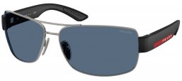 Gafas de Sol - Prada Linea Rossa - SPS B52S - 5AV06A  MATTE GUNMETAL // DARK BLUE