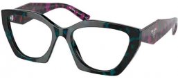 Lunettes de vue - Prada - VPR 09YV - 06Z1O1 TEAL TORTOISE