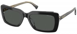 Gafas de Sol - RALPH Ralph Lauren - RA5342U - 629787  BLACK ON TRANSPARENT // DARK GREY