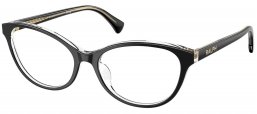 Monturas - RALPH Ralph Lauren - RA7186U - 6297 BLACK ON TRANSPARENT