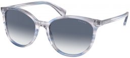 Sunglasses - RALPH Ralph Lauren - RA5296 - 6035X0  SHINY STRIPED BLUE // VIOLET GRADIENT
