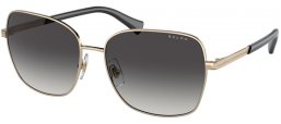 Sunglasses - RALPH Ralph Lauren - RA4141 - 91168G  SHINY PALE GOLD // GREY GRADIENT