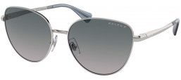Sunglasses - RALPH Ralph Lauren - RA4144 - 90018S  SHINY SILVER // BLUE GRADIENT POLARIZED