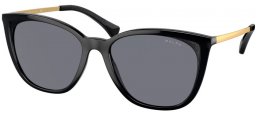 Sunglasses - RALPH Ralph Lauren - RA5280 - 500180  SHINY BLACK // BLUE