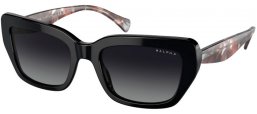 Sunglasses - RALPH Ralph Lauren - RA5292 - 5001T3  SHINY BLACK // GREY GRADIENT POLARIZED