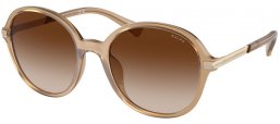 Sunglasses - RALPH Ralph Lauren - RA5297U - 600413  SHINY LIGHT BROWN // BROWN GRADIENT