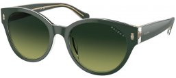 Sunglasses - RALPH Ralph Lauren - RA5302U - 6071T4  SHINY GREEN ON CRYSTAL // GREEN GRADIENT POLARIZED