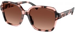 Lunettes de soleil - RALPH Ralph Lauren - RA5304U - 6058T5  SHINY HAVANA PINK // BROWN GRADIENT POLARIZED