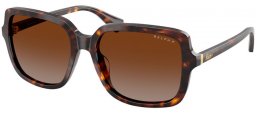 Lunettes de soleil - RALPH Ralph Lauren - RA5333U - 5003T5  SHINY DARK HAVANA // BROWN GRADIENT POLARIZED