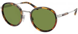 Sunglasses - Ralph Lauren - RL7081 THE CLUBMAN - 90014E  ANTIQUE HAVANA // GREEN
