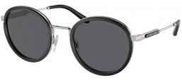 Sunglasses - Ralph Lauren - RL7081 THE CLUBMAN - 9001B1  MATTE BLACK // GREY