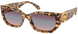 Sunglasses - Ralph Lauren - RL8222 THE BRIDGET - 6178I6  HAVANA WITH SPOTTING // PURPLE BLUE PINK TRI-GRADIENT