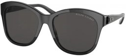 Sunglasses - Ralph Lauren - RL8190Q - 500187 SHINY BLACK // DARK GREY