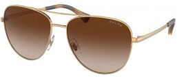 Sunglasses - RALPH Ralph Lauren - RA4139 - 9116T3  SHINY PALE GOLD // GREY GRADIENT POLARIZED
