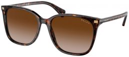 Sunglasses - RALPH Ralph Lauren - RA5293 VVCV - 50033B  SHINY DARK HAVANA // BROWN GRADIENT