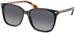 Sunglasses - RALPH Ralph Lauren - RA5293 VVCV - 6037T3  SHINY BLACK // BROWN GRADIENT POLARIZED