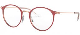 Lunettes Junior - Ray-Ban® Junior Collection - RY1053 - 4077 ROSE GOLD ON TOP MATTE BORDEAUX