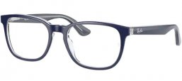 Lunettes Junior - Ray-Ban® Junior Collection - RY1592 - 3853 BLUE ON TRANSPARENT