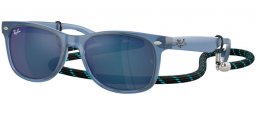 Lunettes Junior - Ray-Ban® Junior Collection - RJ9052S - 714855  OPAL BLUE // BLUE MIRROR