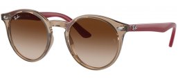 Lunettes Junior - Ray-Ban® Junior Collection - RJ9064S - 712313  TRANSPARENT BROWN // BROWN GRADIENT