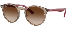 Frames Junior - Ray-Ban® Junior Collection - RJ9064S - 712313  TRANSPARENT BROWN // BROWN GRADIENT