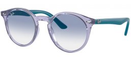 Gafas Junior - Ray-Ban® Junior Collection - RJ9064S - 712619  TRANSPARENT VIOLET // BLUE GRADIENT