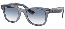 Gafas Junior - Ray-Ban® Junior Collection - RJ9066S JUNIOR WAYFARER - 712819  TRANSPARENT BLUE // BLUE GRADIENT