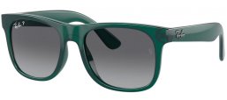 Frames Junior - Ray-Ban® Junior Collection - RJ9069S - 7130T3  OPAL GREEN // GREY GRADIENT POLARIZED