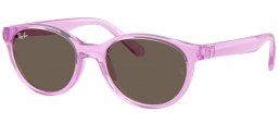Lunettes Junior - Ray-Ban® Junior Collection - RJ9080S - 7172/3 TRANSPARENT VIOLET // BROWN