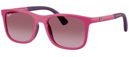 Frames Junior - Ray-Ban® Junior Collection - RJ9084S - 71498H  FUCHSIA ON RUBBER VIOLET // VIOLET GRADIENT