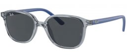 Gafas Junior - Ray-Ban® Junior Collection - RJ9093S LEONARD JR - 711087 TRANSPARENT BLUE // DARK GREY