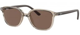 Gafas Junior - Ray-Ban® Junior Collection - RJ9093S LEONARD JR - 711173 TRASNPARENT BROWN // DARK BROWN