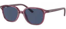 Gafas Junior - Ray-Ban® Junior Collection - RJ9093S LEONARD JR - 711280 TRANSPARENT PINK // DARK BLUE