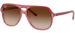Gafas Junior - Ray-Ban® Junior Collection - RJ9096S JUNIOR BILL - 715413  TOP RED ON LIGHT PURPLE // BROWN GRADIENT