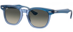 Lunettes Junior - Ray-Ban® Junior Collection - RJ9098S - 715911  VIOLET ON TRANSPARENT VIOLET // GREY GRADIENT
