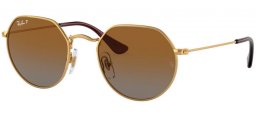 Lunettes Junior - Ray-Ban® Junior Collection - RJ9565S - 223/T5 GOLD // BROWN GRADIENT POLARIZED