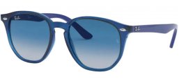 Frames Junior - Ray-Ban® Junior Collection - RJ9070S - 70624L TRANSPARENT BLUE // GREY DARK BLUE GRADIENT